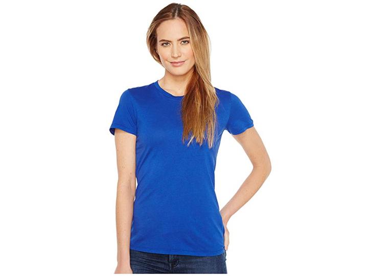 Mod-o-doc Fitted Short Sleeve Crew (ocean) Women's Clothing