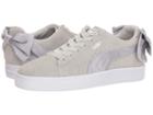 Puma Kids Suede Bow (big Kid) (gray Violet/gray Violet) Girl's Shoes