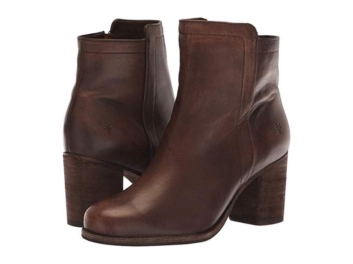 Frye Addie Inside Zip Short (chocolate) Women's Boots