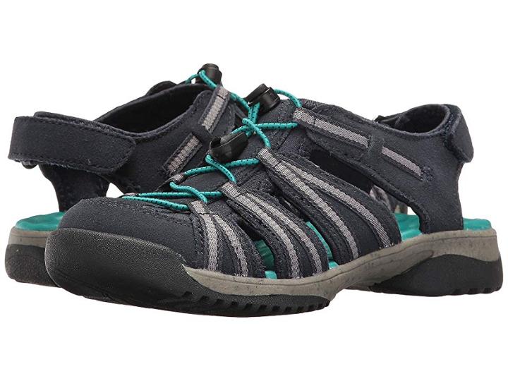 Clarks Tuvia Maddee (navy Leather) Women's Sandals