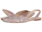 Blue By Betsey Johnson Mimi (nude Glitter) Women's Flat Shoes