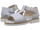Lacoste Kids Jardena Sandal 217 1 (toddler) (light Grey/white) Girls Shoes