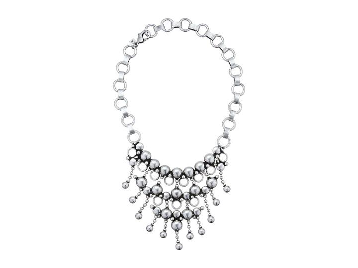 Dannijo Mercuria Necklace (ox Silver) Necklace