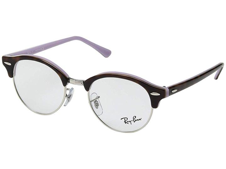 Ray-ban 0rx4246v (top Havana On Opal Violet) Fashion Sunglasses