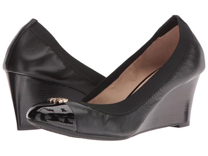 Tory Burch Jolie 65mm Wedge (black) Women's Wedge Shoes
