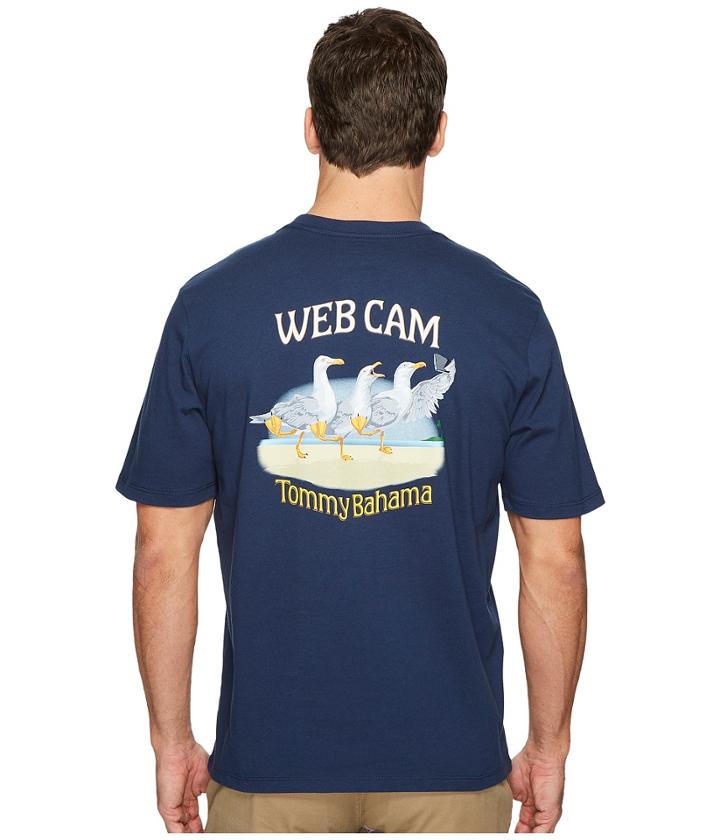 Tommy Bahama Web Cam Tee (navy) Men's T Shirt