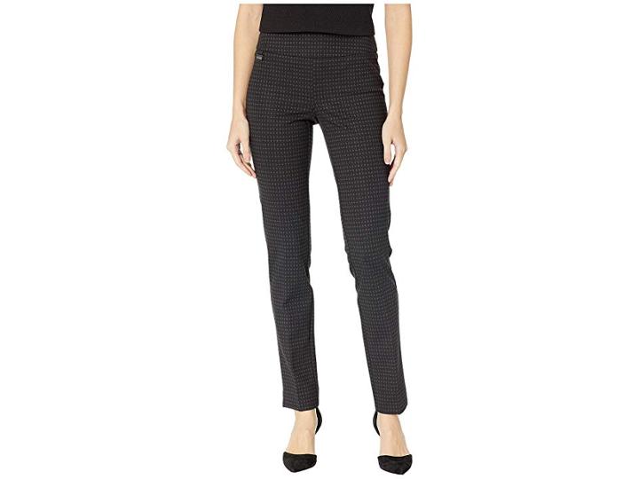 Lisette L Montreal Twilight Print Slim Pants (brick Red) Women's Casual Pants