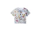 Stella Mccartney Kids Basil All Over Printed Short Sleeve Tee (toddler/little Kids/big Kids) (white) Boy's T Shirt