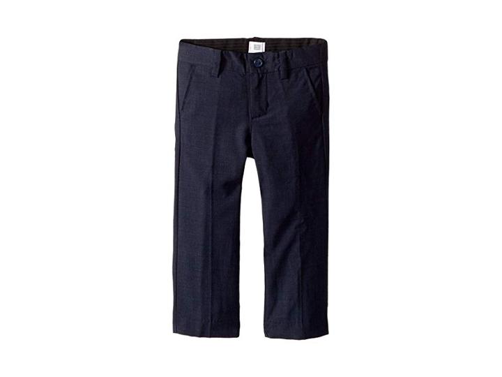 Janie And Jack Linen Suit Pants (toddler/little Kids/big Kids) (navy) Boy's Casual Pants
