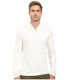 Lucky Brand Two-button Henley With Hood (marshmellow) Men's Clothing
