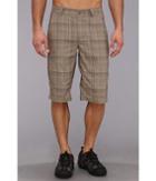 Columbia Cool Creek Stretch Plaid Short (tusk Plaid) Men's Shorts