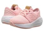 New Balance Kids Kvcrzv2i Knit (infant/toddler) (himalayan Pink/white) Girls Shoes