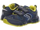 Geox Kids Android Boy 17 (little Kid/big Kid) (navy/lime) Boy's Shoes