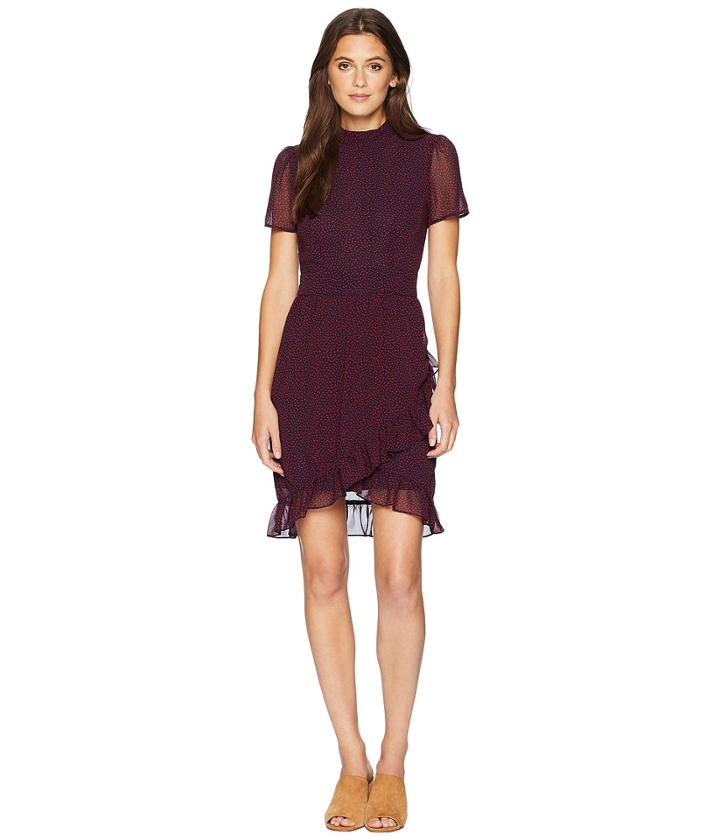 Juicy Couture Ditsy Floral Flirty Dress (regal Ditsy Floral) Women's Dress