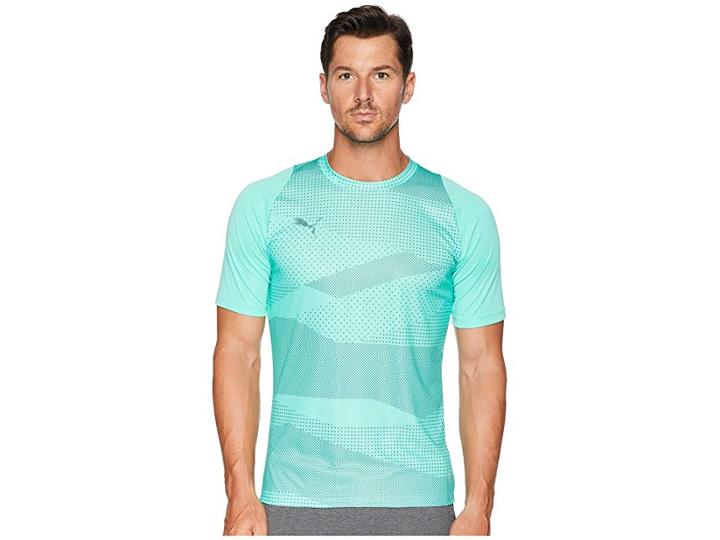 Puma Ftblnxt Graphic Core Shirt (biscay Green/iron Gate) Men's T Shirt