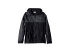 Columbia Kids Mountain Sidetm Overlay Full Zip Fleece (little Kids/big Kids) (black) Boy's Fleece