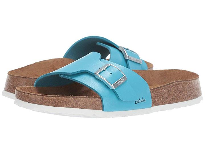 Betula Licensed By Birkenstock Catalina Soft (turquoise Birko-flortm) Women's Sandals
