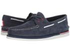 Sperry A/o 2-eye Nautical Leather (navy Leather) Men's Shoes