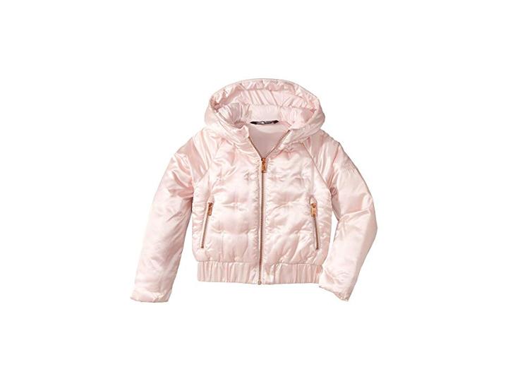 The North Face Kids Mashup Hoodie (little Kids/big Kids) (purdy Pink) Girl's Sweatshirt