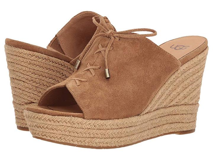 Ugg Giorgia (chestnut) Women's Wedge Shoes