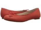 Elephantito Scalloped Ballerina (toddler/little Kid/big Kid) (ferrari Red) Girls Shoes