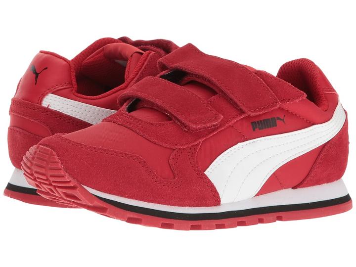 Puma Kids St Runner Nl V Ps (little Kid/big Kid) (barbados Cherry/puma White) Kids Shoes