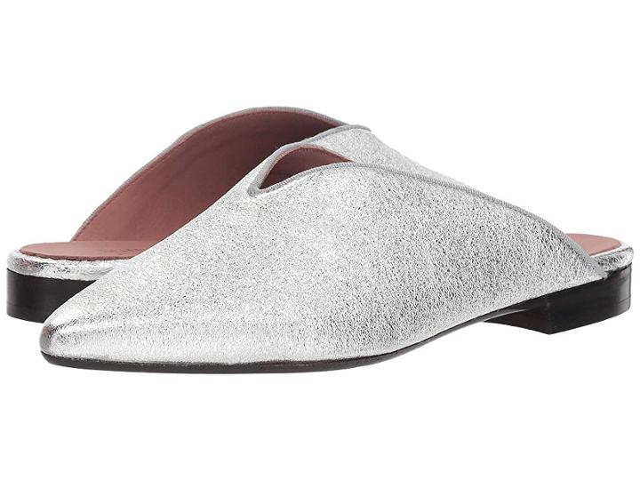 Summit By White Mountain Katniss Mule (silver Metallic Leather) Women's Shoes
