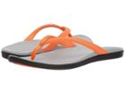 Olukai Ho'opio (papaya/pale Grey) Women's Sandals