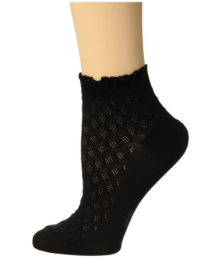Falke Dolce Vita Sneaker Sock (black) Women's Crew Cut Socks Shoes
