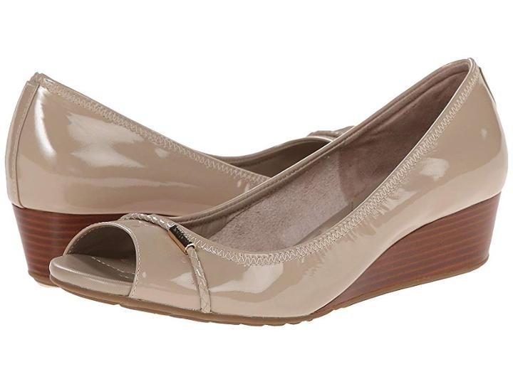 Cole Haan Tali Open Toe Wedge 40 (maple Sugar) Women's Wedge Shoes