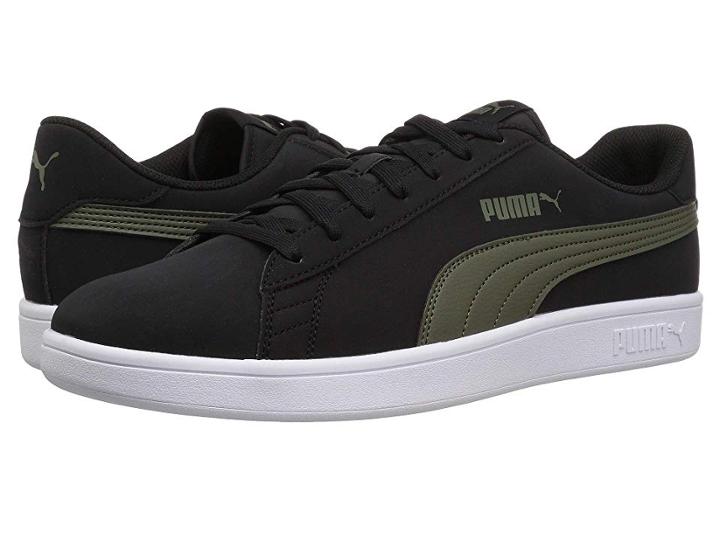 Puma Puma Smash V2 Buck (puma Black/forest Night) Men's Shoes