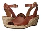 Clarks Petrina Selma (nutmeg Leather) Women's Wedge Shoes