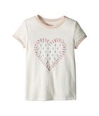 Lucky Brand Kids Adenia Graphic Tee (little Kids) (marshmallow) Girl's T Shirt
