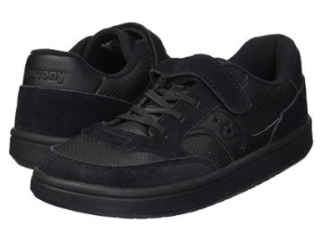Saucony Kids Originals Jazz Court A/c (little Kid) (black/black) Kids Shoes