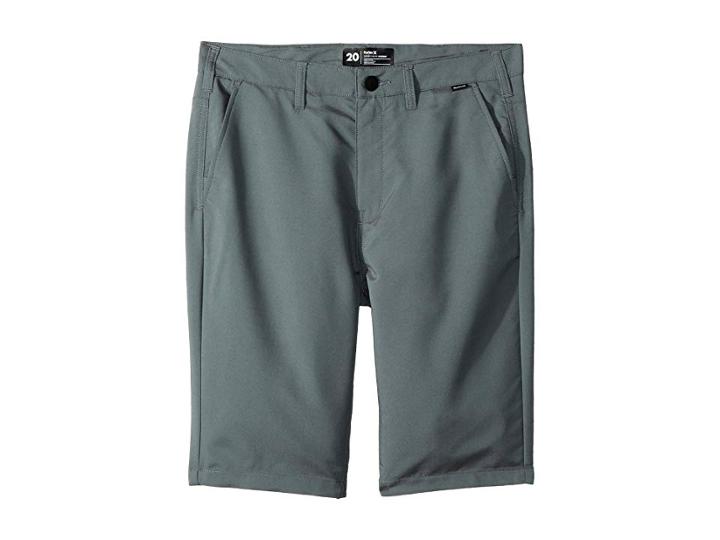 Hurley Kids Dri-fittm Chino Walkshorts (big Kids) (cool Gray) Boy's Shorts