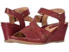 Earth Thistle (garnet Tumbled Leather) Women's Clog/mule Shoes
