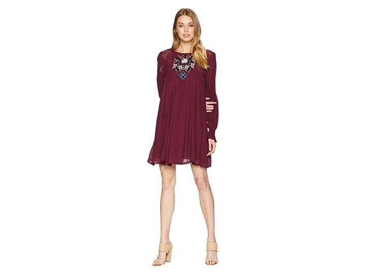Free People Mohave Mini (plum) Women's Dress