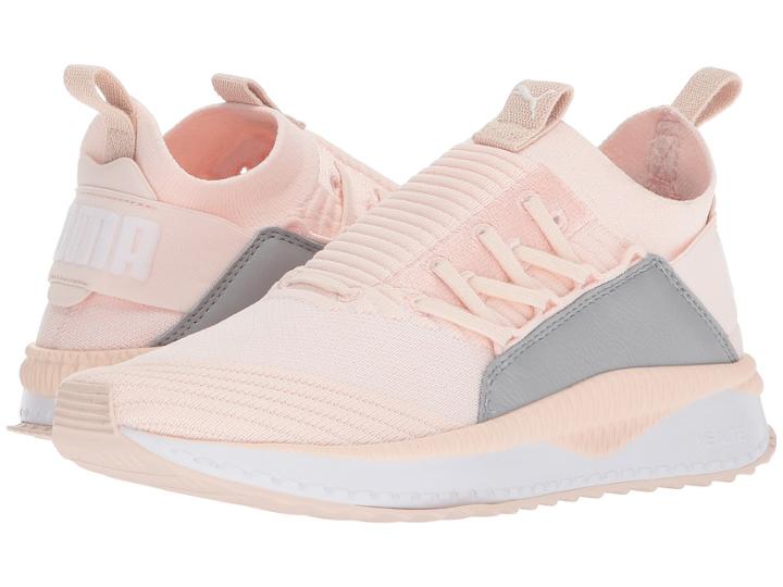 Puma Kids Tsugi Jun (big Kid) (pearl/pearl/puma White) Girls Shoes