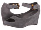 Johnston & Murphy Tricia (gray Kid Suede) Women's  Shoes