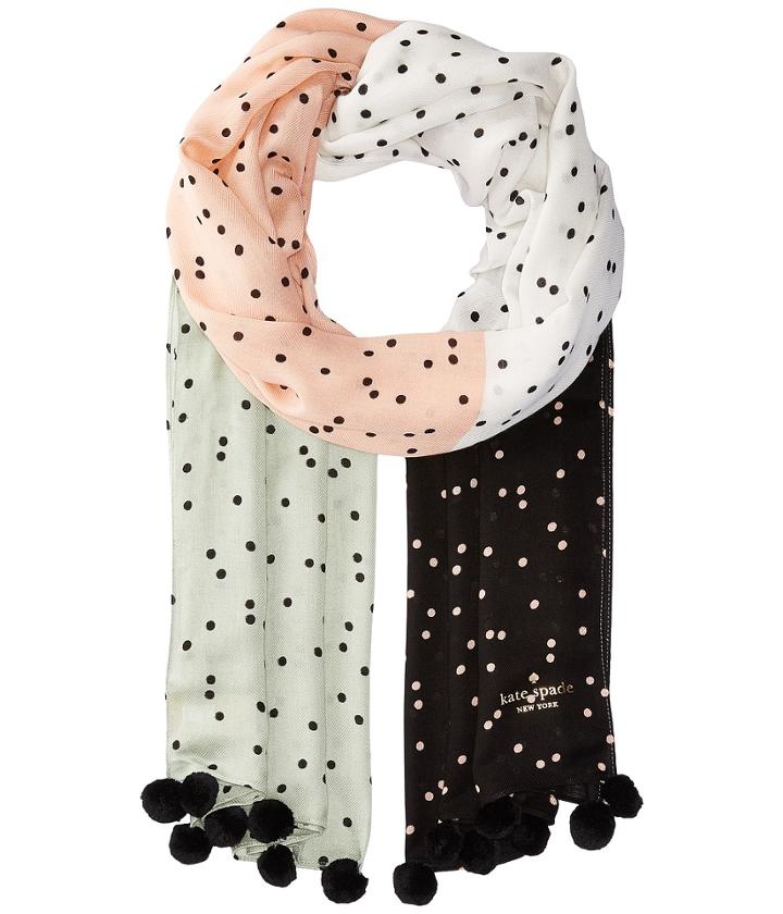 Kate Spade New York Scatter Oblong (black) Scarves