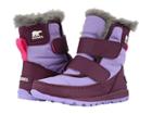 Sorel Kids Whitneytm Strap (toddler/little Kid) (purple Dahlia/paisley Purple) Girls Shoes