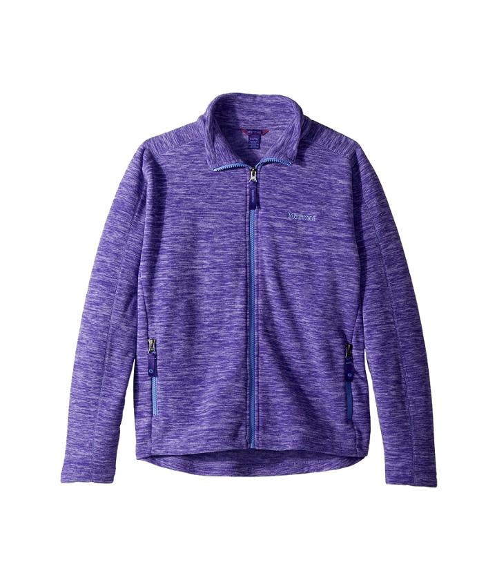 Marmot Kids Lassen Fleece (little Kids/big Kids) (electric Purple) Girl's Fleece