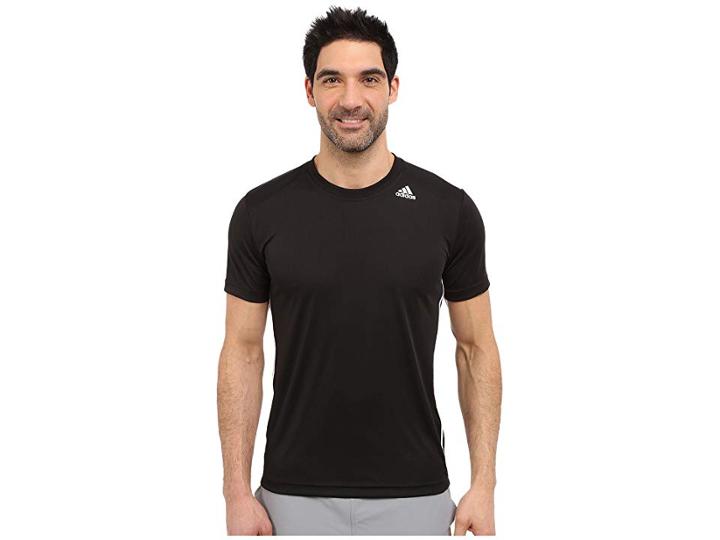 Adidas All World Short Sleeve Tee (black/white) Men's T Shirt