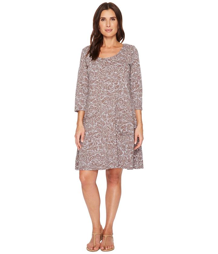 Fresh Produce Waves Dalia Dress (portobello Brown) Women's Dress