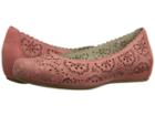Earth Bindi Earthies (coral Soft Buck) Women's Flat Shoes