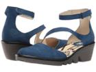 Fly London Plan717fly (blue/black Cupido/mousse) Women's Shoes