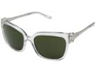 Tory Burch 0ty7110 (crystal/green Solid) Fashion Sunglasses