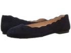 French Sole Jigsaw (navy Empire Suede) Women's Flat Shoes