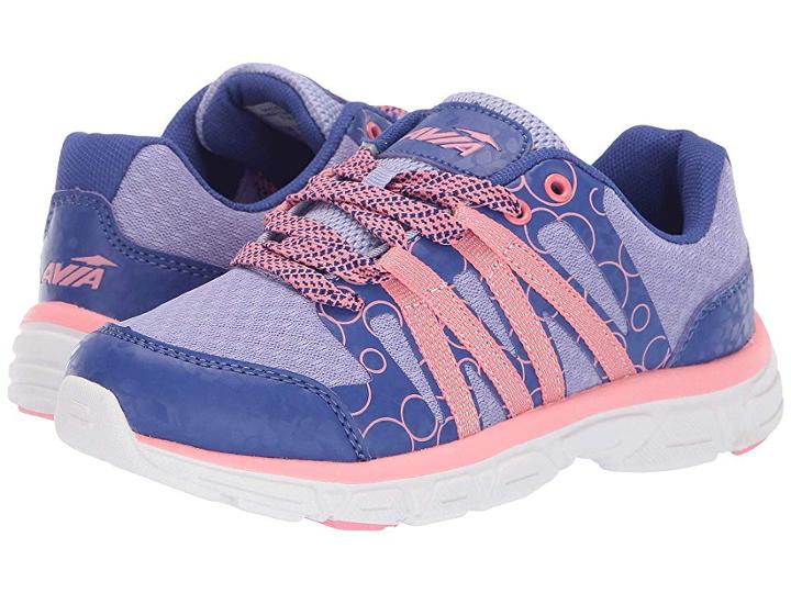 Avia Kids Rhea (little Kid/big Kid) (sodalite Blue/lced Periwinkle/crayon Pink) Girls Shoes