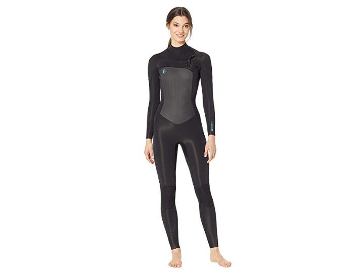 O'neill Original Front Zip 4/3 (black/black/black) Women's Wetsuits One Piece
